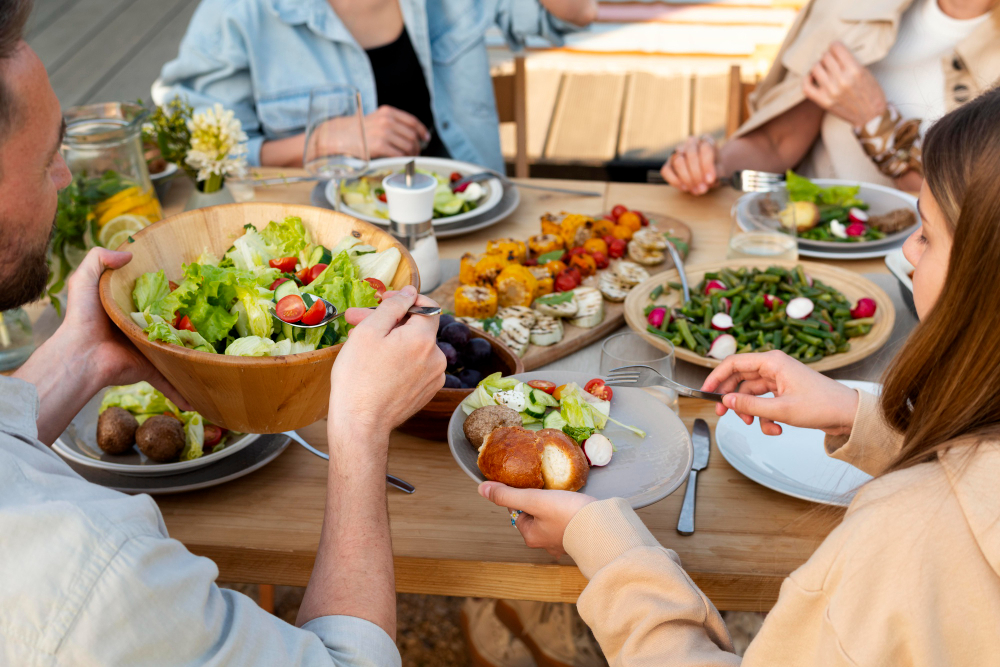 Dinner Service coupled with dialogue and circle sharing